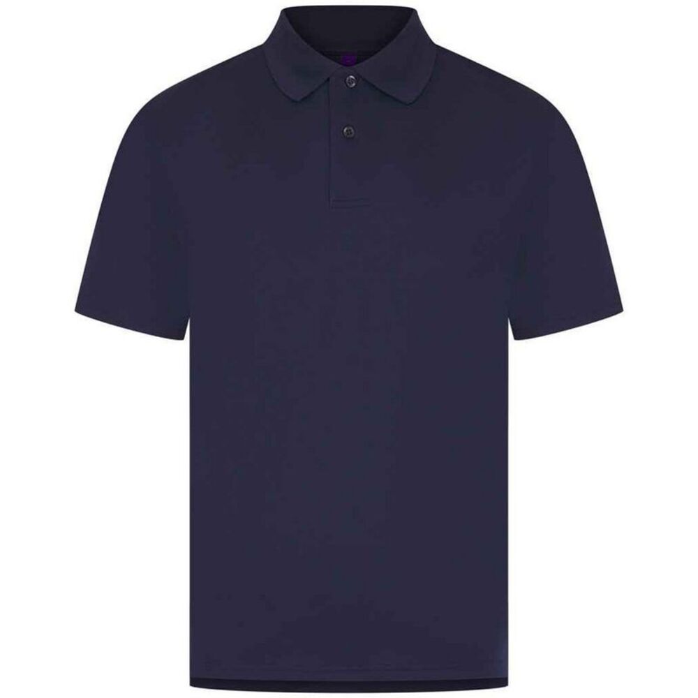 Henbury Mens Pique Polo Shirt / Oxford Navy